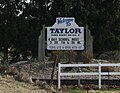 The sign for w:Taylor, Wisconsin along w:Wisconsin Highway 95. Template:Commonist