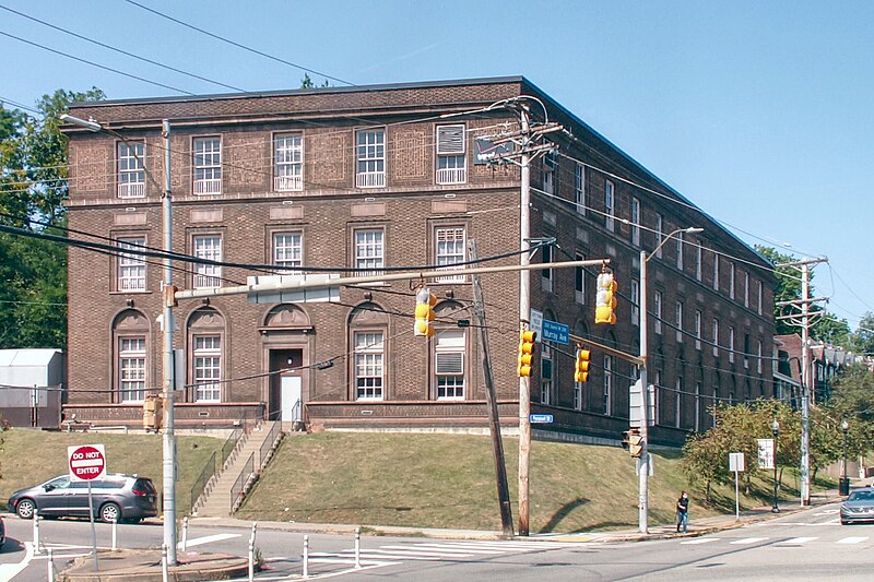 Corner view of the telephone exchange