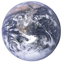 Вид на Землю с Аполлона-17