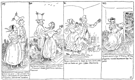 1830 ரோடால்ஃப் டாப்ஃபெரின் (Rodolphe Töpffer) மறைமணவினையி வரலாறு