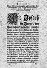 Titelseite des Toleranzpatents von 1781