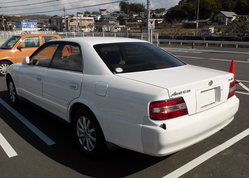 File:Toyota CHASER 2.5 Avante (X100) rear.JPG