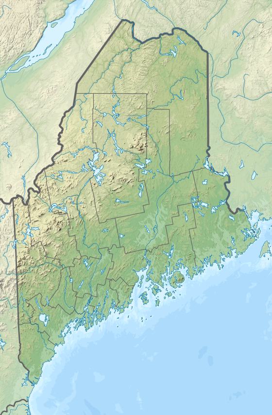 Voir sur la carte topographique du Maine
