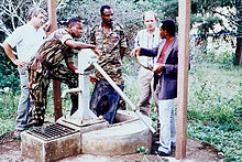 The U.S. Army Corps of Engineers drilling a well in Cameroon as part of the "Civic Action" project US Army drilling well in Cameroon 2.jpg