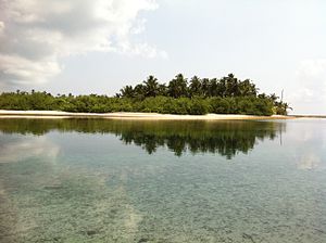 Ненаселен остров близо до Rathafandhoo, Малдиви - Малдиви са известни със своите грандиозни коралови рифове 2013-04-05 01-57.jpg