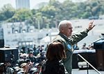 Thumbnail for File:Vice President Michael R. Pence aboard USS Ronald Reagan 26.jpg