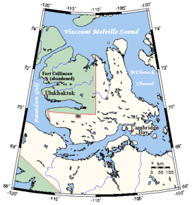 Map of the island