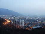 View of Dalseo-gu in Daegu from Daegu Duryu Park.JPG