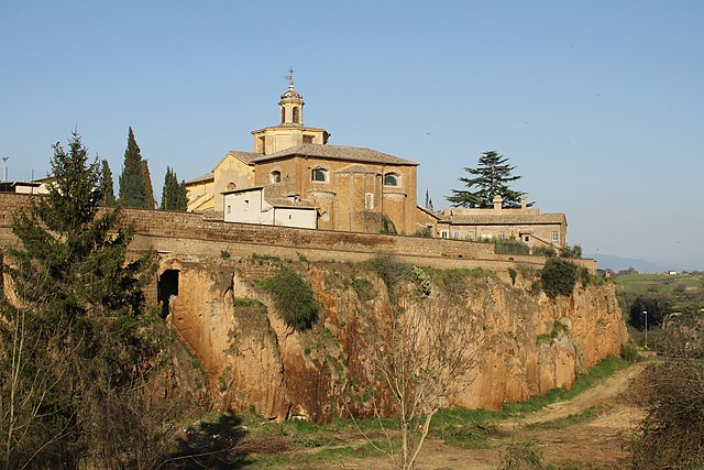 Panorama of the walls of Civita Castellana