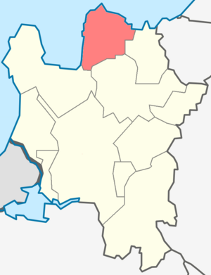 Asentamiento rural de Vistinsky en el mapa