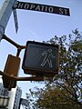 This photo is of Wikis Take Manhattan goal code S11, Pedestrian "Man" traffic signal.