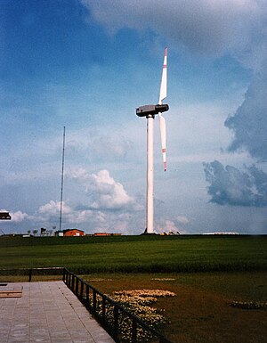 WTS-4 (4 MW wind turbine in Medecine Bow, Wyoming.  This turbine held the world power output record for over 20 years)