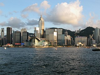 Wan Chai Area of Hong Kong Island