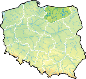 Localisation de Voïvodie de Varmie-Mazurie