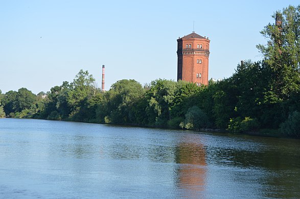 Water tower in Brzeg, Poland