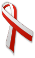 * Nomination white & red ribbon. By User:Mboro --Piotr Bart 00:16, 25 April 2019 (UTC) * Promotion  Support Good quality. --MB-one 08:59, 25 April 2019 (UTC)