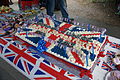 The cake for the Diamond Jubilee of Queen Elizabeth II, at a street party in Whitwell, Isle of Wight in June 2012.