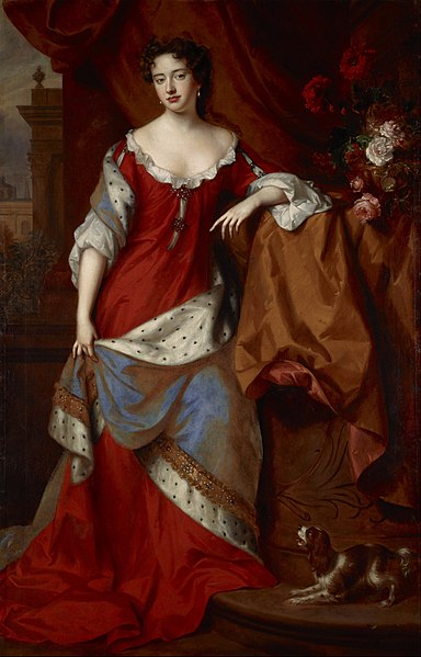 Anne, c. 1684, painted by Willem Wissing and Jan van der Vaardt