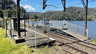 <span class="mw-page-title-main">Wondabyne railway station</span> Australian railway station