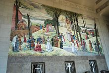 Main mural by Leon Kroll (1938-1941) Worcester Memorial Auditorium - Main Mural.jpg