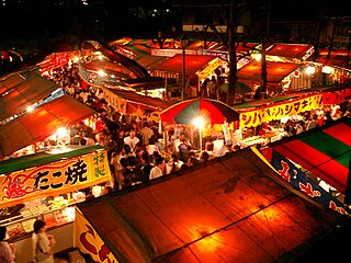 <i>Yatai</i> (food cart) Small mobile food stall in Japan