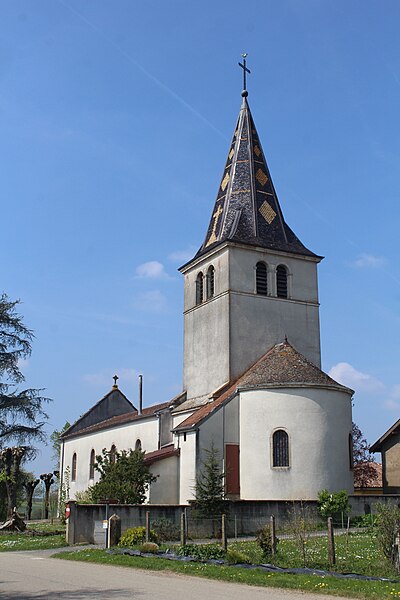 File:Église St Georges Béréziat 2.jpg