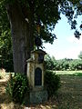 Čeština: Křížek u čp. 7 ve vsi Žebrákov, části města Světlá nad Sázavou v okrese Havlíčkův Brod. English: Wayside cross at house No 7 in the village of Žebrákov, part of the town of Světlá nad Sázavou, Havlíčkův Brod District, Vysočina Region, Czech Republic.