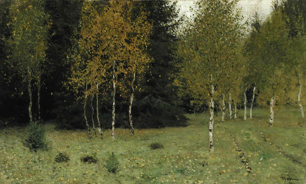Ісак Левітан «Восень», 1889