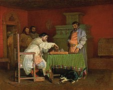 «Сцена из домашней жизни русских царей» (1865) Вячеслава Шварца, Русский музей