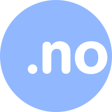 Logo of the domain under Verisign .no Domain logo 2007.svg