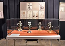 Prillwitz idols in Meklenburg Folk Arts Museum [de] 02018 0545 slavic apocrypha, the Prillwitz idols 1794, Mecklenburgischen Volkskundemuseum - Freilichtmuseum Schwerin-Muess.jpg