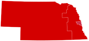 2010 Nebraska United States House of Representatives election by Congressional District.svg