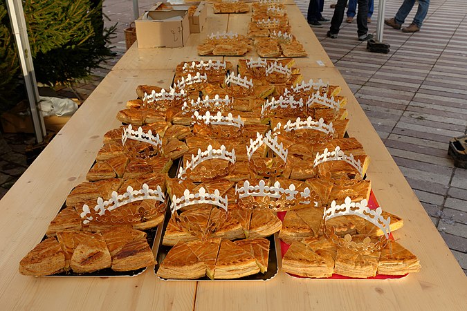 Les galettes, prêtes à être mangées.