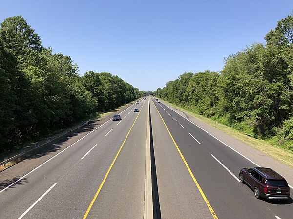 View south of the New Jersey Turnpike in Woolwich, a rapidly growing township within Gloucester County in South Jersey