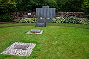 The Garden of Rememberance in Lockerbie, Scotland. It is a cemetery memorial for the victims of Pan Am Flight 103 on December 21, 1988.