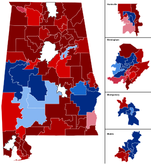 2022 Alabama State House election vote share.svg