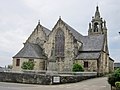 Irvillac : l'église paroissiale Saint-Pierre vue du sud-est.