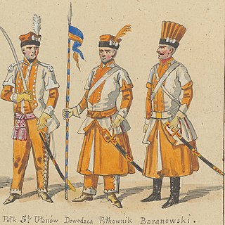 <span class="mw-page-title-main">5th Lithuanian Vanguard Regiment</span> 18th-century Lithuanian cavalry regiment
