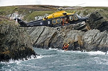 An AW139 of the Search and Rescue Training Unit AW139 Helicopter on Search and Rescue Exercise MOD 45151098.jpg