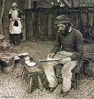 Peter Henry Emerson: Rybář doma, 1887