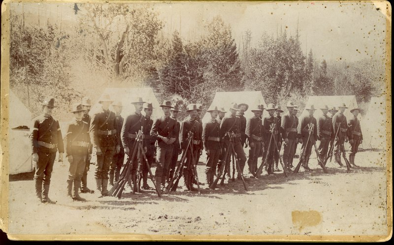 File:A Line of Soldiers from Company A of the 8th Infantry in Pine Ridge, South Dakota (8ffc0b1404a14770ad8787a943dfada7).tif