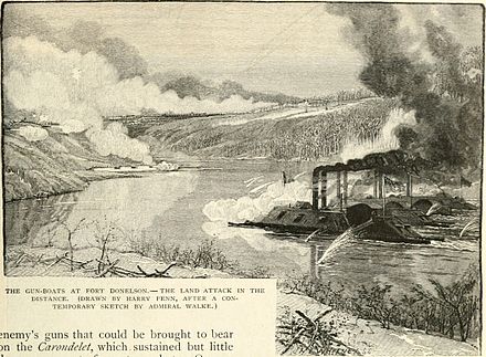 The gunboat attack on 14 February