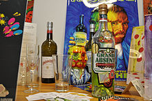 La petite liqueur d'Absinthe verte