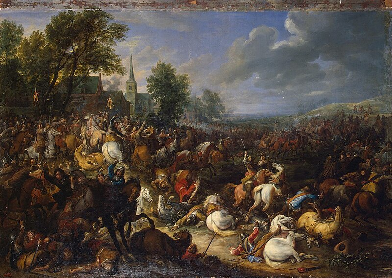 File:Adam Frans van der Meulen - Cavalery in the Battle (1657).jpg