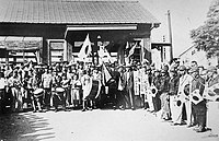 出征兵士の見送り（1937年頃）