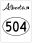 Альберта шоссе 504.svg