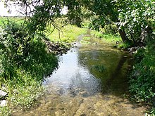 The Hoddnant near the village of Boverton