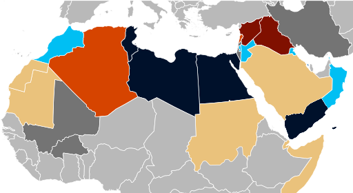 Arab Spring map