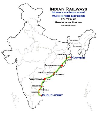 <span class="mw-page-title-main">Howrah–Puducherry Express</span> Train in India