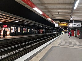 Plataformas em Hamburgo-Barmbek